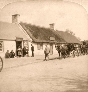 Der Geburtsort von Robert Burns, Ayr, Schottland, 1896