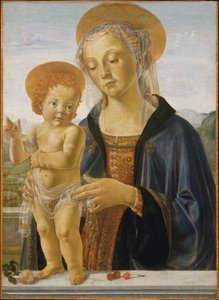 Madonna mit Kind von Workshop of Andrea Verrocchio