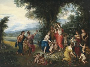 Allegorie des Sommers von Workshop of Jan Brueghel the Elder