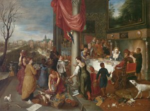 Allegorie des Winters von Workshop of Jan Brueghel the Elder