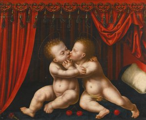 Christus und Johannes der Täufer als Kinder