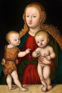 Madonna und Kind mit Johannes dem Täufer