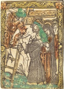 Die Kreuzabnahme von Workshop of Master of the Borders with