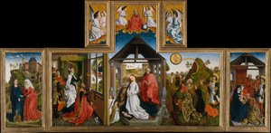 Die Geburt Christi, Mitte des 15. Jahrhunderts