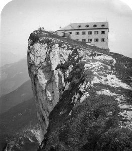 Hotel auf dem Gipfel des Schafbergs, Salzkammergut, Österreich, um 1900