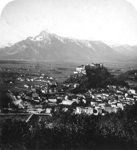 Der Kapuzinerberg, Salzburg, Österreich, ca. 1900