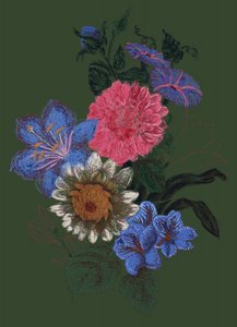 Buntes Gartenbouquet