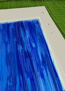 Pool-Wasserlinien von XHOZUCAN