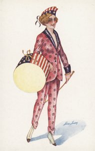 Amerikanisches Mädchen von Xavier Sager