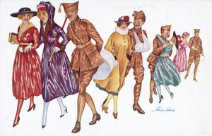 Soldaten und Mädchen von Xavier Sager