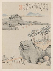 Album mit saisonalen Landschaften, Blatt C (vorheriges Blatt 6) von Xiao Yuncong