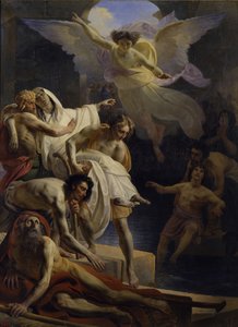 Die Heilung am Teich von Siloah, 1845 von Yakov Fyodorovich Kapkov