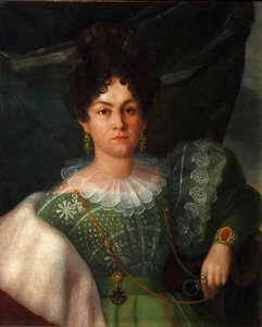 Porträt von Anna Borisovna Bakunina