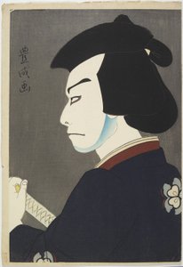 Schauspieler Nakamura Kichiemon I als Hoshikage Doemon, 1921 von Yamamura Koka