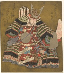 Minamoto no Raikō (Yorimitsu), aus der Serie Sechs unsterbliche Samurai-Dichter