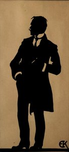 Porträt des Dichters Jurgis Baltrusaitis 1873-1944, 1910er Jahre von Yelisaveta Sergeyevna Kruglikova