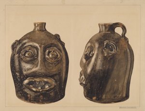 Grotesker Krug, um 1936 von Yolande Delasser