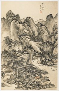 Reine Versammlung im Frühling, aus einem Album mit 12 Blättern von Yongxi Jin