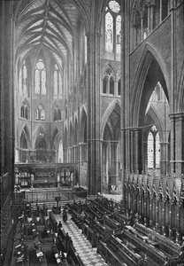 Der Chor und die Apsis, Westminster Abbey, 1902 von York and Son