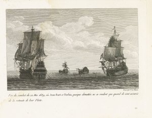 Ende des Kampfes von Jan Bart am 22. Mai 1689