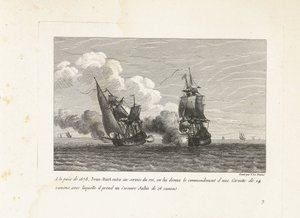 Jan Bart im Dienst des Königs von Frankreich, 1678 von Yves Marie Le Gouaz