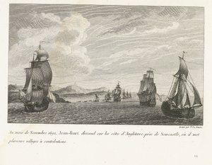 Jan Bart vor der englischen Küste bei Newcastle, 1692
