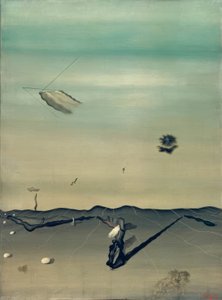 Ohne Titel (Das Flugzeug) von Yves Tanguy