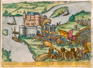 Die Belagerung von Löwen und der Heldentum von Harman Reuter gegen die spanischen Truppen, 1571