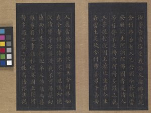 Sutra des ewigen Lebens (Wu Liang Shou Jing) 1837 von Zexu Lin