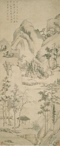 Landschaft mit Figur