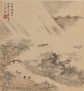 Flusslandschaft von Zha Shibiao