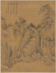 Landschaft, 1775 von Zhai Dakun
