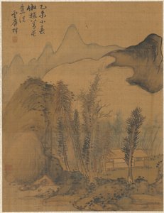Landschaft im Stil von Chao Yuan, 1775 von Zhai Dakun