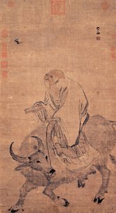 Laozi reitet auf einem Ochsen, zwischen 1368 und 1644