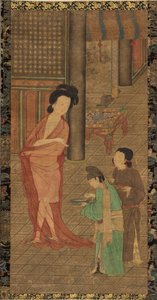 Yang Guifei nach dem Baden von Zhou Fang