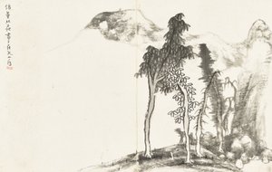 Landschaften und Blumen, Album mit sechs Blättern