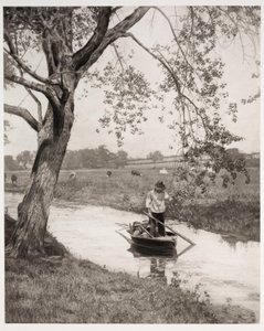 Ein Deich in Suffolk (une digue du Suffolk) von Frederick (attr. to) Barnard