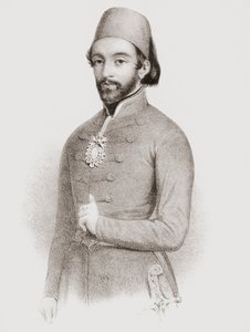 Abdülmecid I., 31. Sultan des Osmanischen Reiches. Porträt.