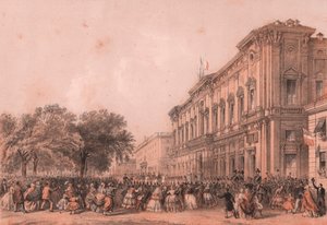 Ankunft von Kaiser Napoleon II. in Alessandria, Piemont von William Walcutt