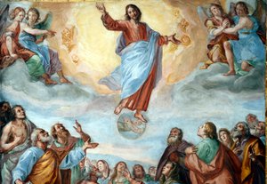 Himmelfahrt Christi. Die Basilika della Santissima Annunziata del Vastato. Genua. Italien. von . .