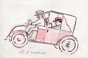 Auto mit Fahrer