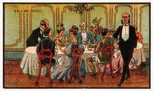 Chemisches Abendessen, um 1910