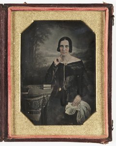 Daguerreotypie einer Frau, ca. 1845 von Frederick (attr. to) Barnard