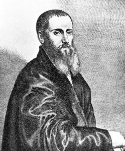 Daniel Barbaro, italienischer Perspektivist von Ferdinand Georg Waldmuller