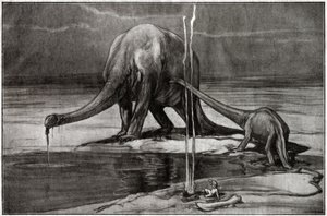 Dinosaurier in Afrika von . .