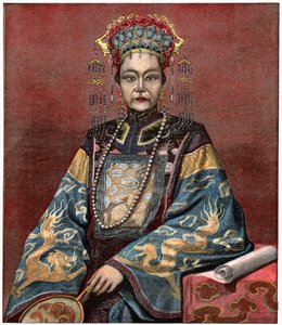 Kaiserinwitwe Cixi von . .