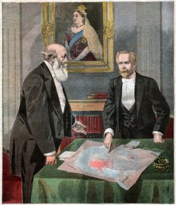 Entente cordiale: Paul Cambon und Robert Gascoyne-Cecil, Lord Salisbury