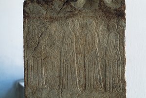 Eumeniden, Votivrelief, Argos, Griechenland, griechische Zivilisation, 3. Jahrhundert v. Chr. von William Walcutt