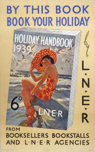 Ferienhandbuch 1939, LNER-Plakat von Ferdinand Georg Waldmuller