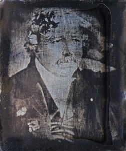 Louis Jacques Mandé Daguerre, französischer Fotografie-Pionier, ca. 1840er von Frederick (attr. to) Barnard